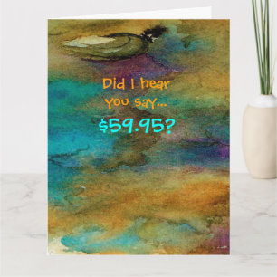 Humourous 60th Birthday Card