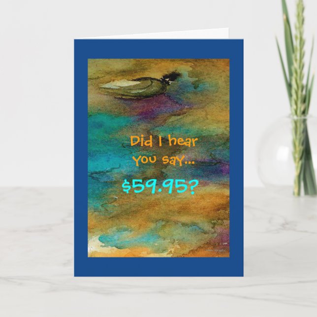 Humourous 60th Birthday Card (Front)