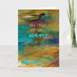 Humourous 70th Birthday Card