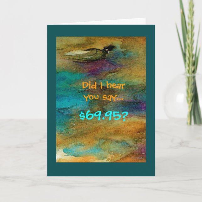 Humourous 70th Birthday Card (Front)