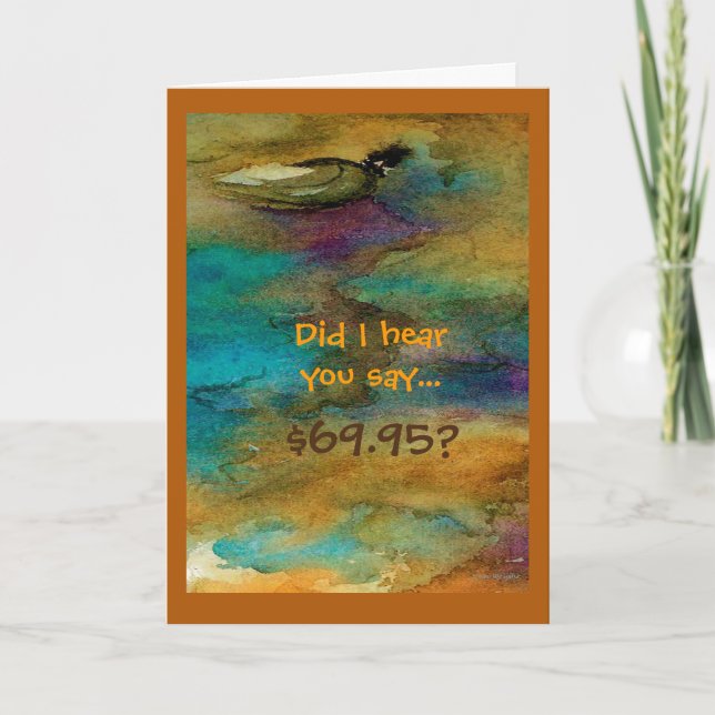 Humourous 70th Birthday Card (Front)