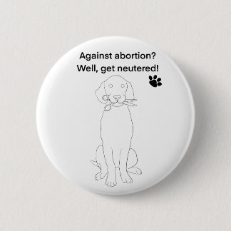 Humourous Abortion rights 6 Cm Round Badge