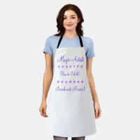 Humourous Amateur Artist Smock Apron