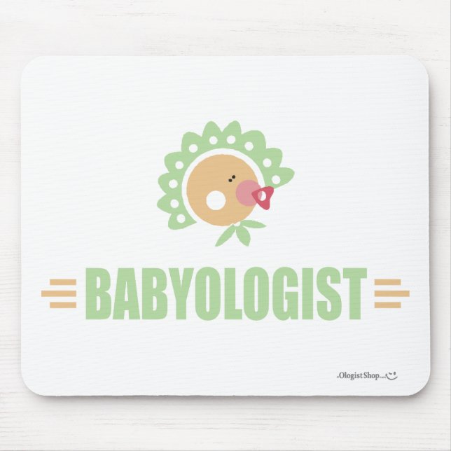 Humourous Baby Mouse Pad (Front)