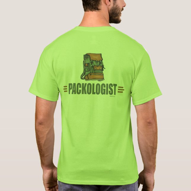 Humourous Backpacking T-Shirt (Back)