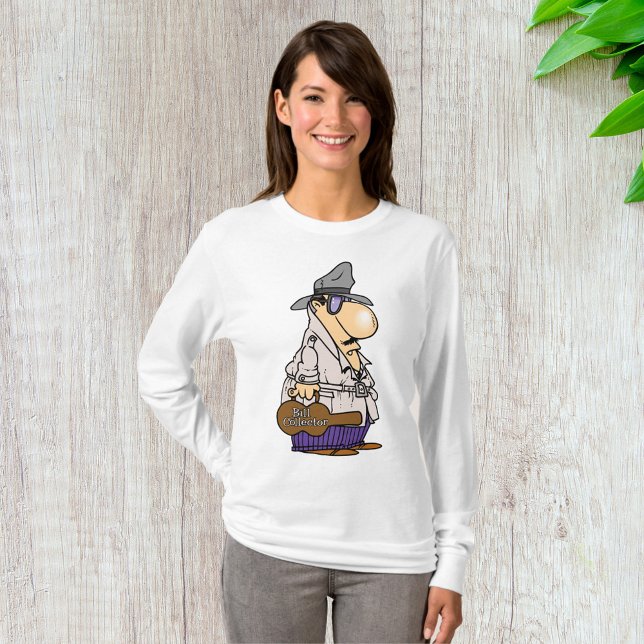 Humourous Bill Collector Character T-Shirt (Creator Uploaded)
