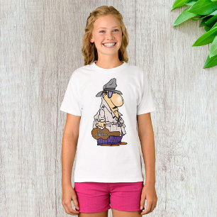 Humourous Bill Collector Character T-Shirt