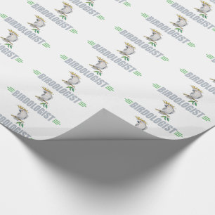 Humourous Bird Lover's Cockatiel Wrapping Paper