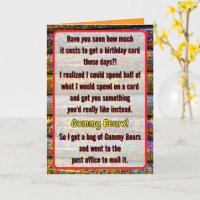 Humourous Birthday Candy