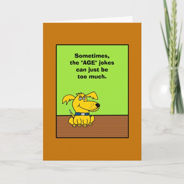 Humourous Birthday Card (Front)