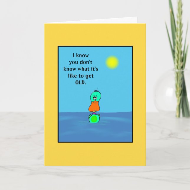 Humourous Birthday Card (Front)
