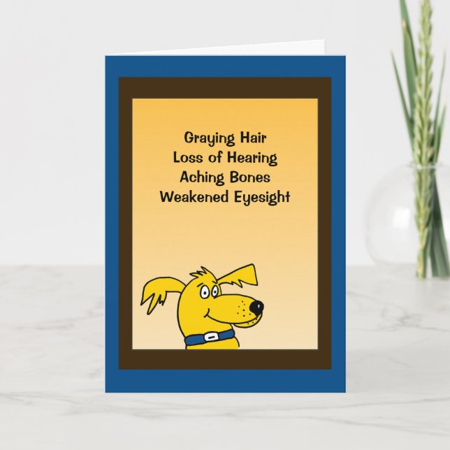 Humourous Birthday Card (Front)