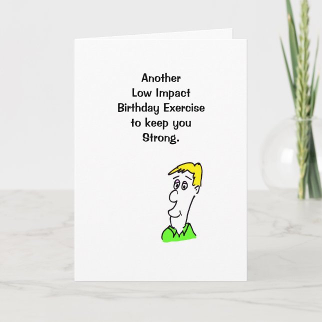 Humourous Birthday Card (Front)