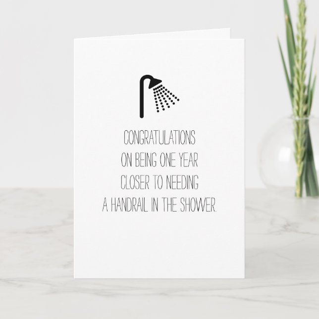 Humourous Birthday Card (Front)