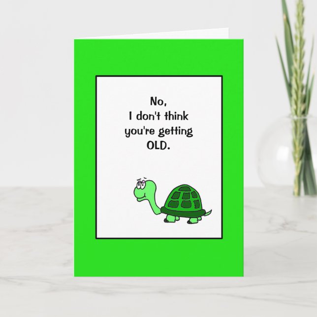 Humourous Birthday Card (Front)