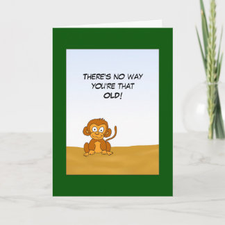 Humourous Birthday Card