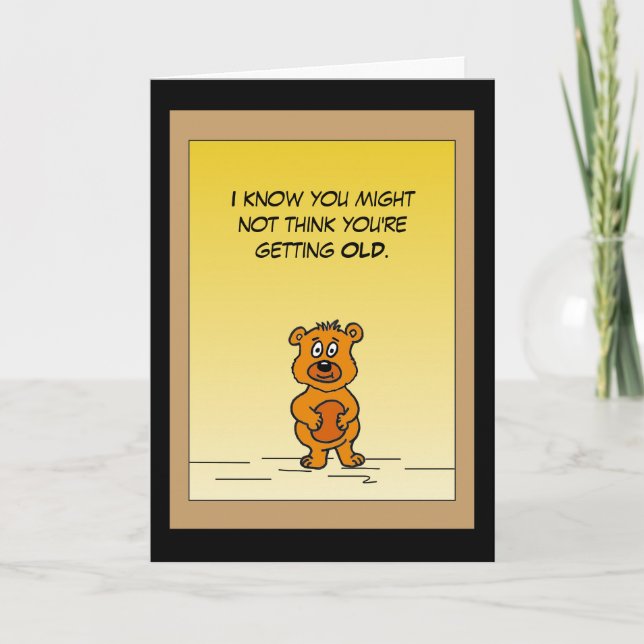 Humourous Birthday Card (Front)