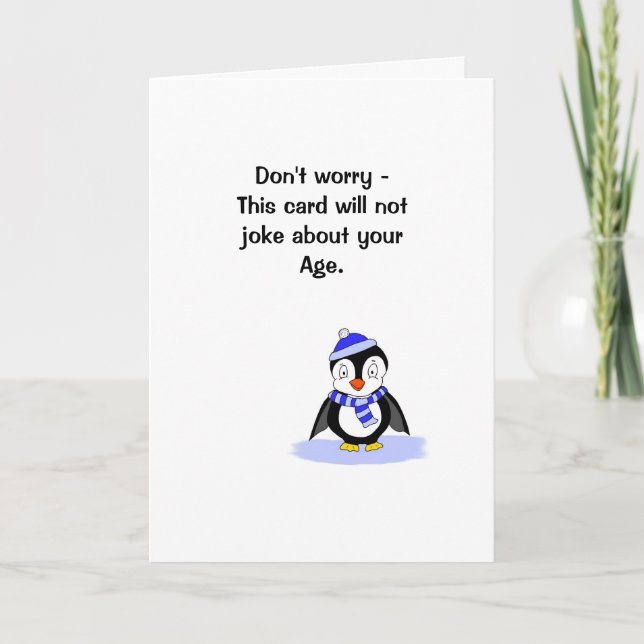 Humourous Birthday Card (Front)