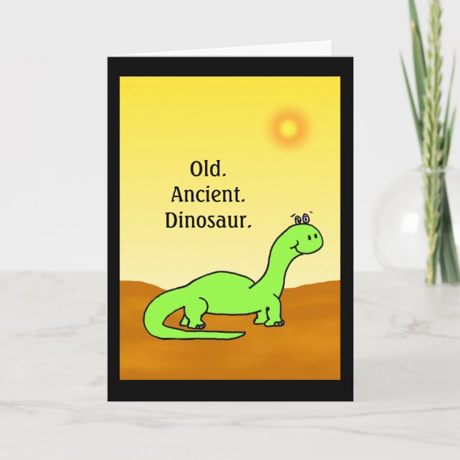 Humourous Birthday Card (Front)