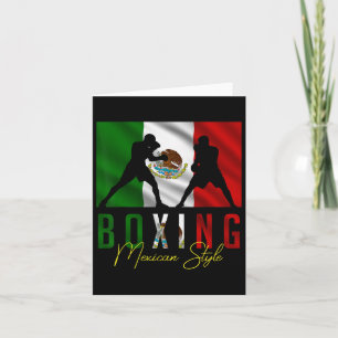 Humourous Boxing Mexican Sparring Kickboxing Kickb Card