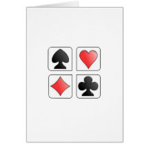 Humourous Bridge Players Greeting Card