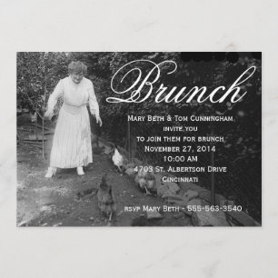 Humourous Brunch Party Invitation