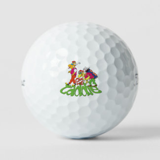 Humourous Caddie Golf Ball