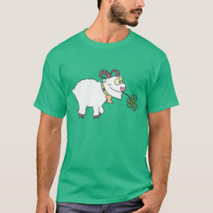 Humourous Cartoon Goat St.Patricks Day T-Shirts