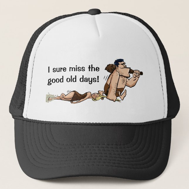 Humourous Caveman Hat (Front)