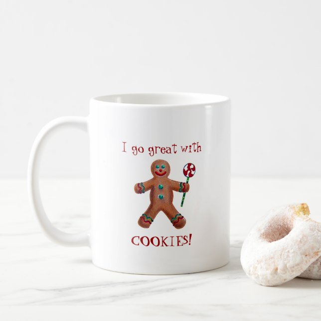 Humourous Christmas mug (With Donut)