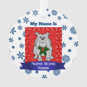 Humourous Christmas Ornament for Dog Parents