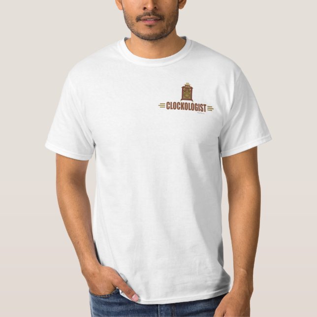 Humourous Clock Collecting T-Shirt (Front)