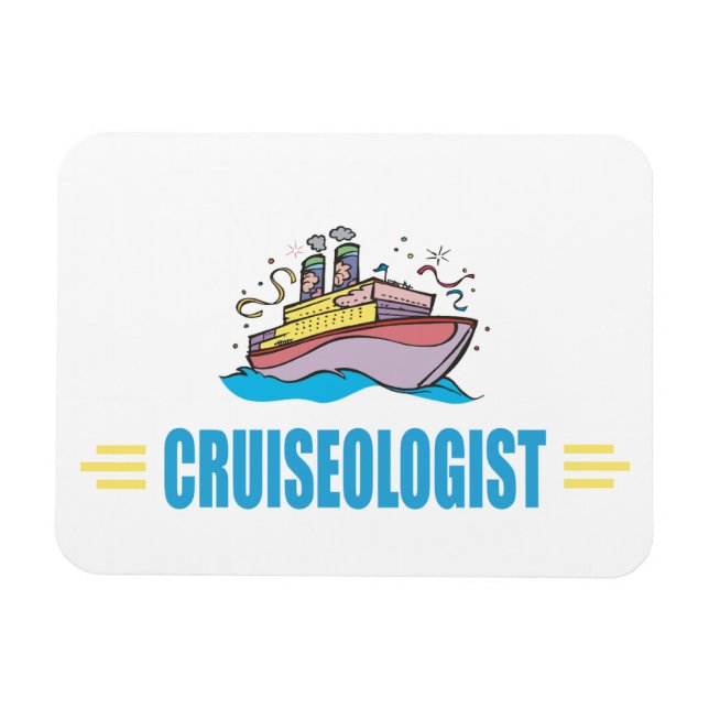 Humourous Cruise Ship Magnet (Horizontal)