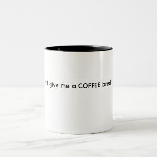 Humourous cup for making coffee great again