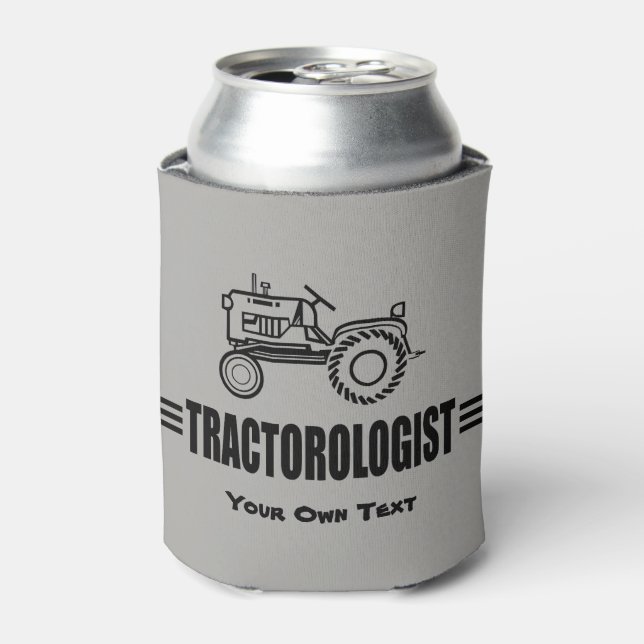 Humourous Customise It Tractor Can Cooler (Can Front)