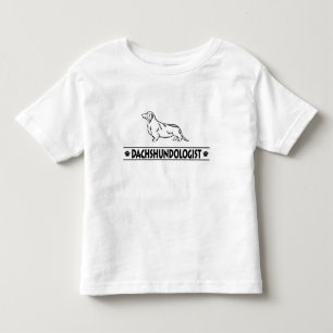 Humourous Dachshund Longhaired Toddler T-Shirt