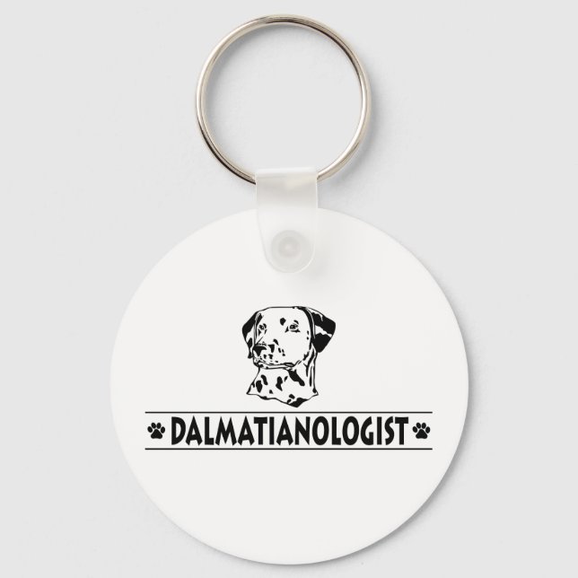 Humourous Dalmatian Key Ring (Front)