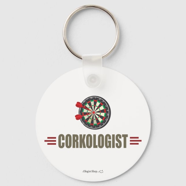 Humourous Darts Key Ring (Front)
