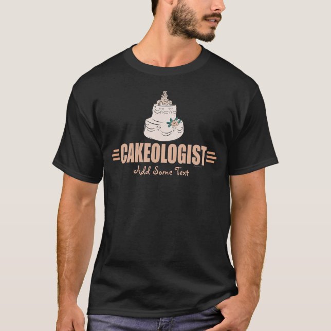 Humourous Decorated Cake T-Shirt (Front)