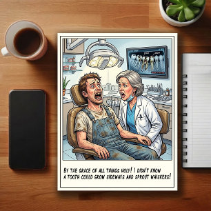 Humourous Dentist Office Cartoon Postcard