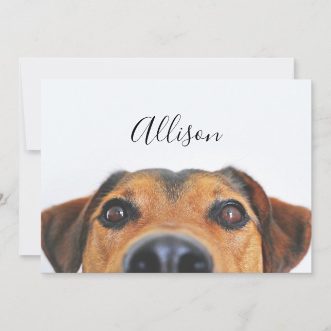 Humourous Dog Card (Front)