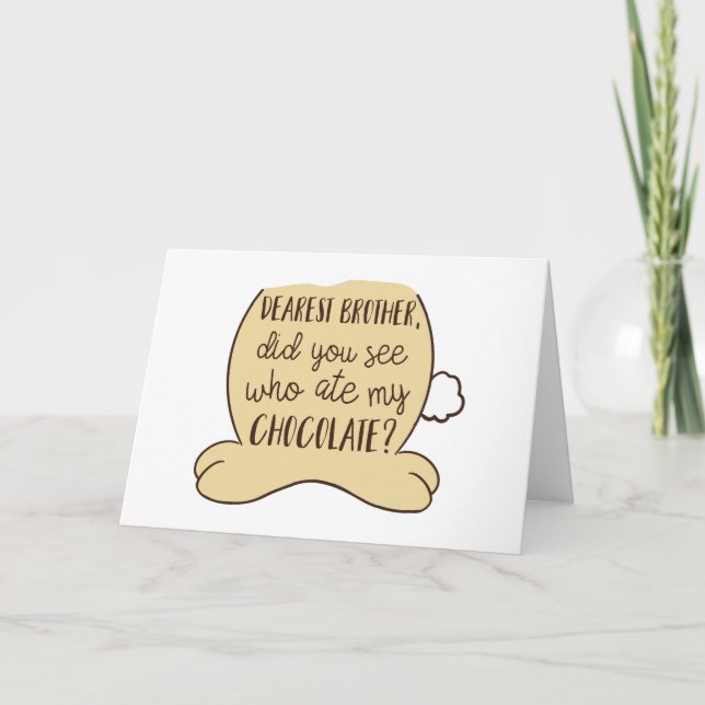 Humourous Easter Funny Bunny Quote Holiday Card (Front)