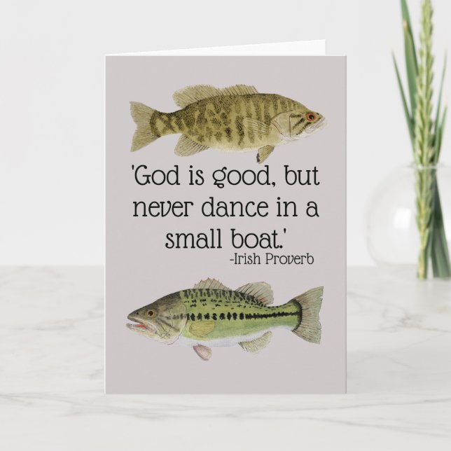 Humourous Fishing Card (Front)