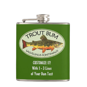 Humourous Fishing Hip Flask