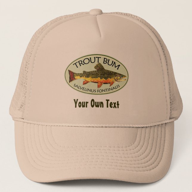 Humourous Fishing Trucker Hat (Front)
