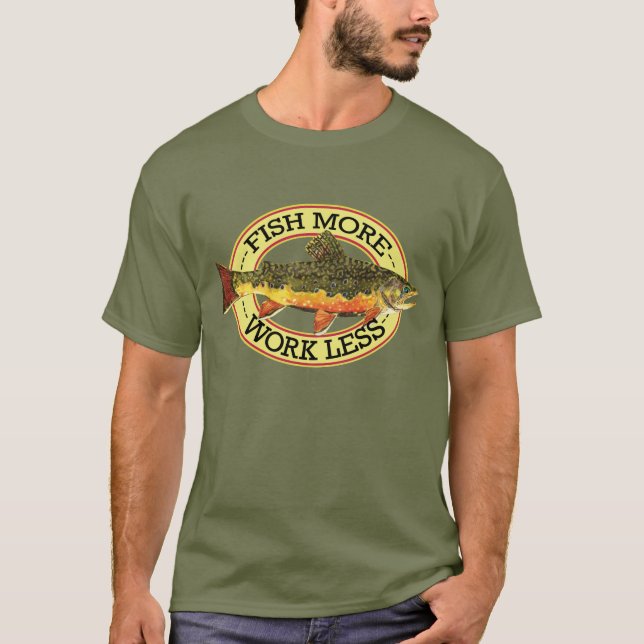 Humourous Fly Fishing T-Shirt (Front)