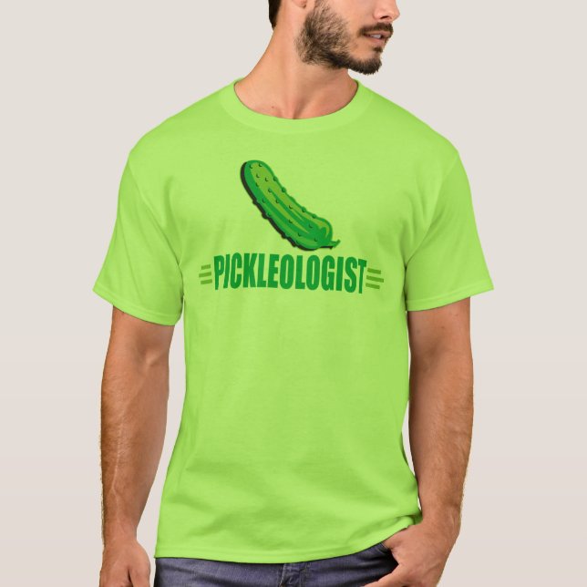 Humourous Fried Pickles T-Shirt (Front)