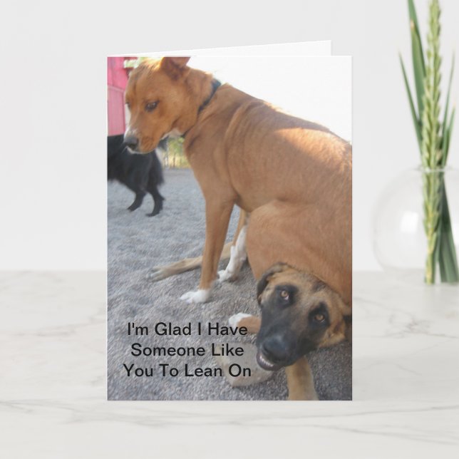 Humourous Friendship Card (Front)