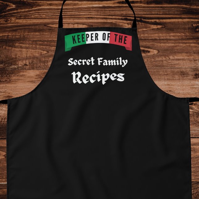 Humourous Funny Italian Family Cooking Apron (Creator Uploaded)