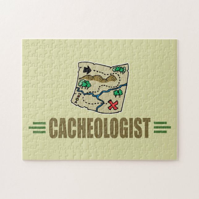 Humourous Geocaching Jigsaw Puzzle (Horizontal)